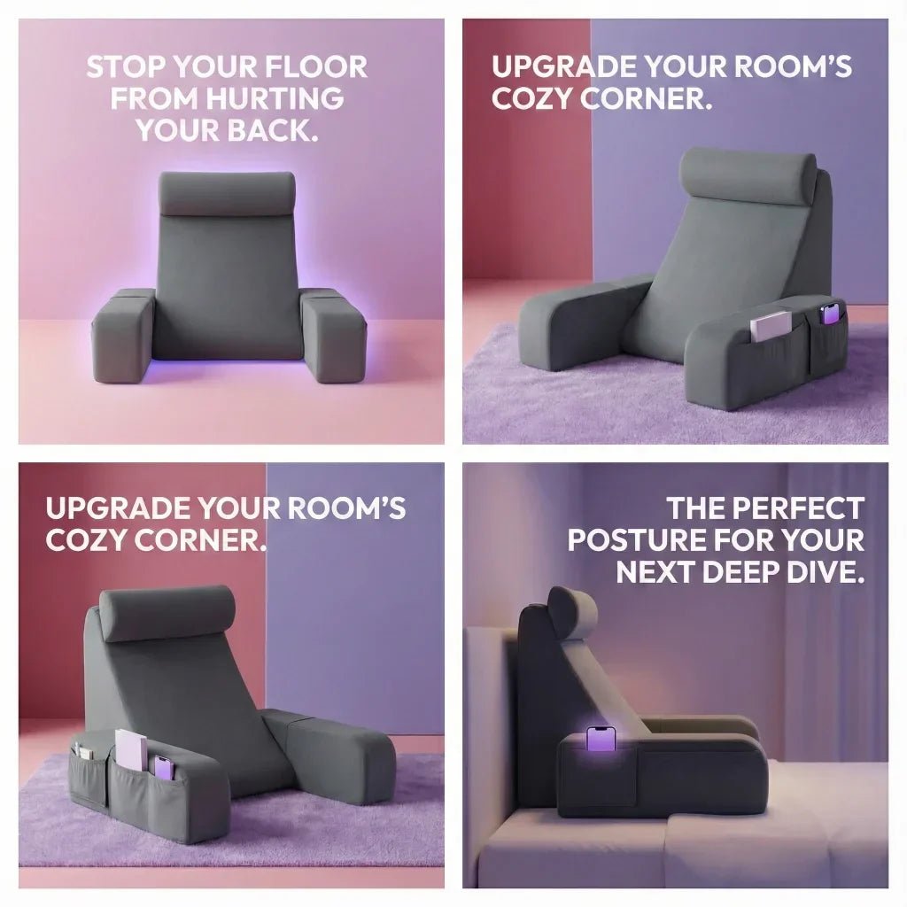 Ploffy Seat - For Reading, Watching TV, Gaming & More - Ploffy