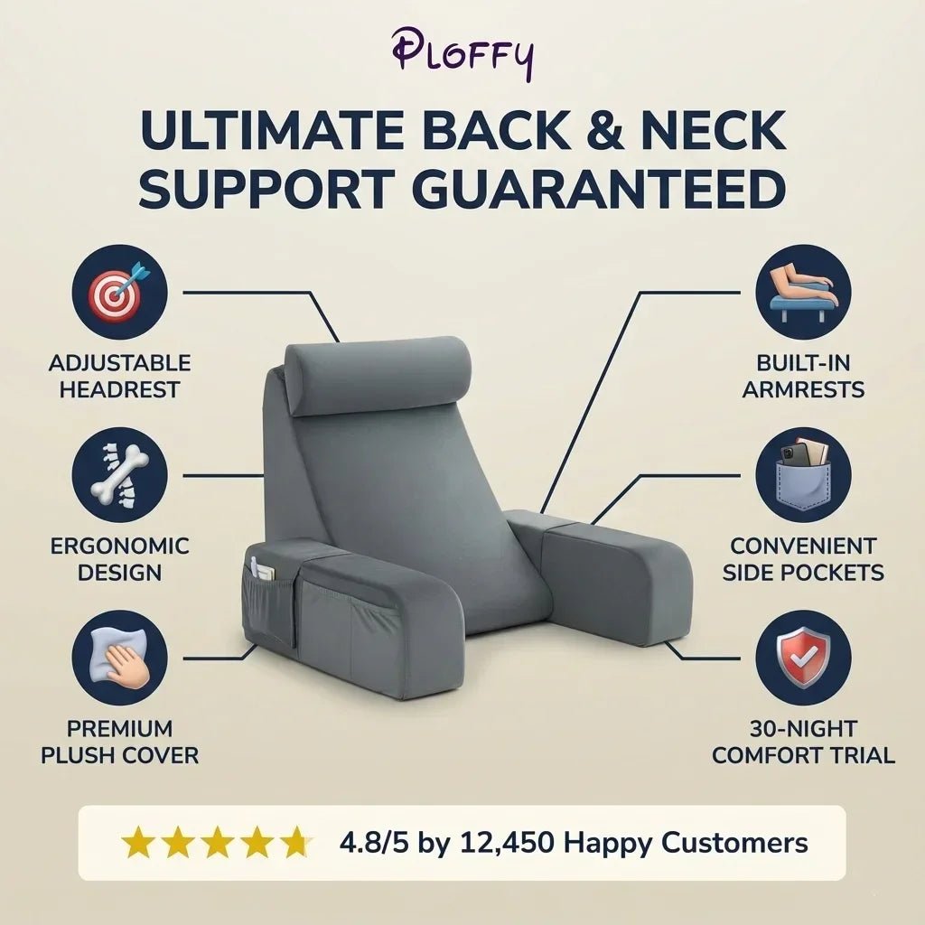 Ploffy Seat - For Reading, Watching TV, Gaming & More - Ploffy