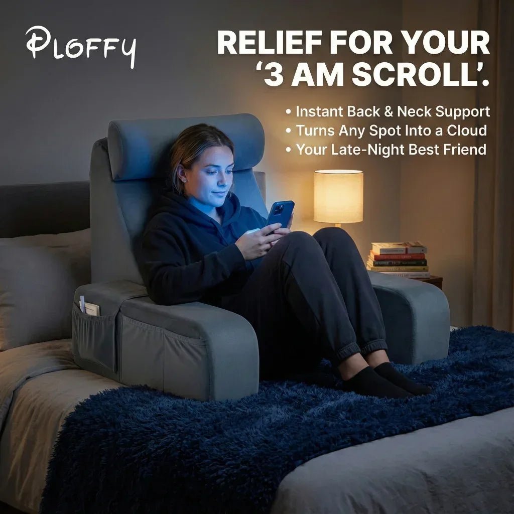 Ploffy Seat - For Reading, Watching TV, Gaming & More - Ploffy