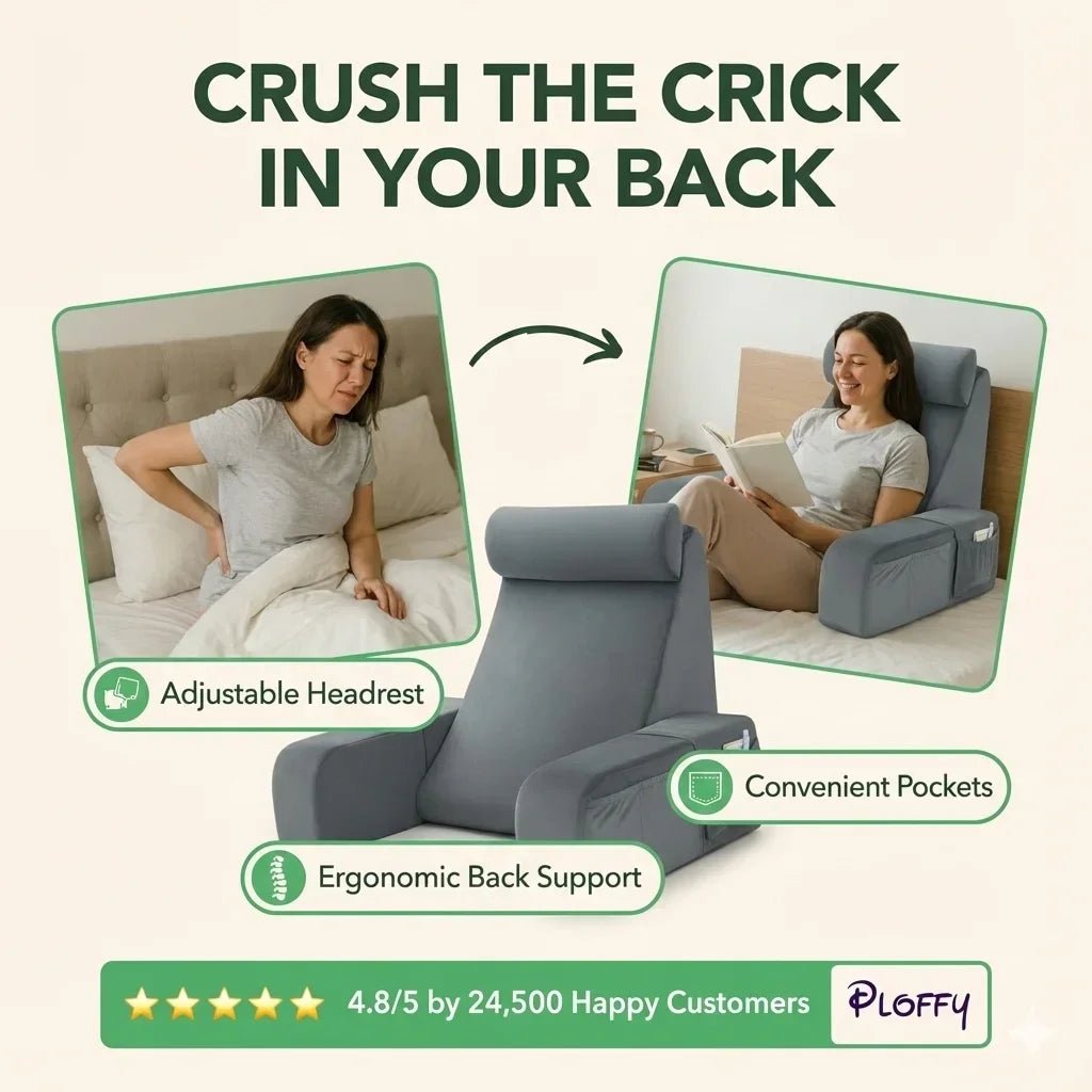 Ploffy Seat - For Reading, Watching TV, Gaming & More - Ploffy